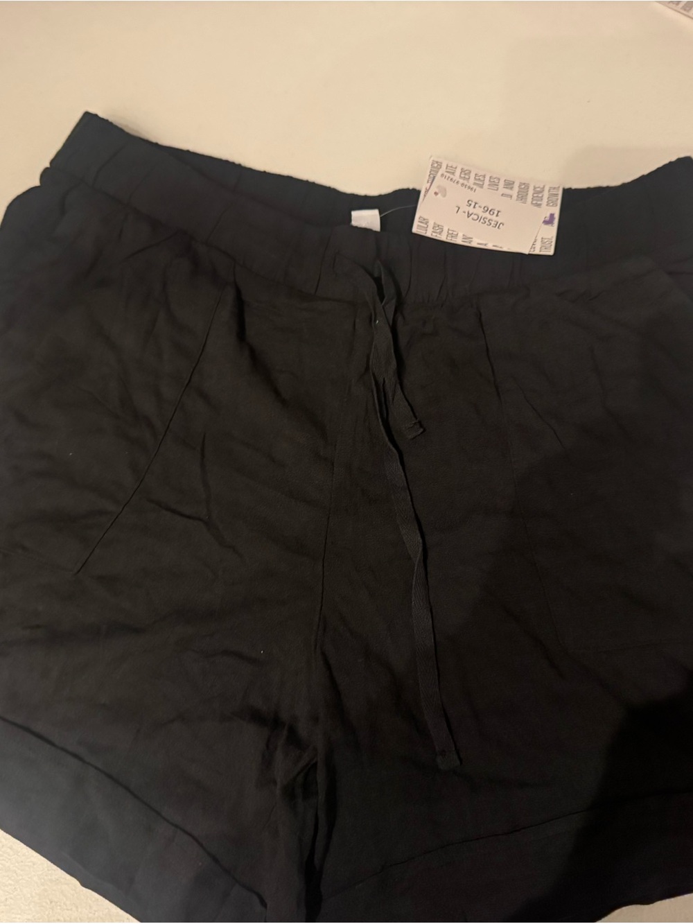 LuLaRoe Black Women's Drawstring Lounge Shorts